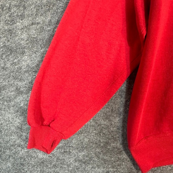 Vintage Wisconsin Badgers Rose Bowl Crewneck Sweatshirt XL Red 90s Football - Picture 7 of 14